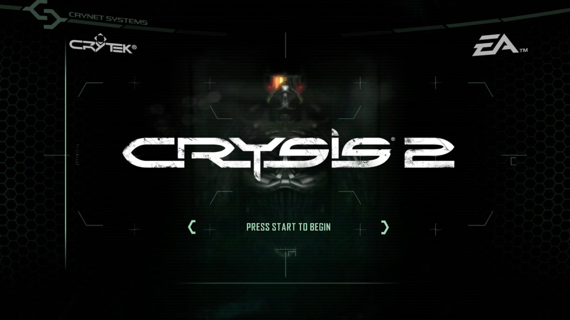 Crysis 2 title screen for Xbox 360